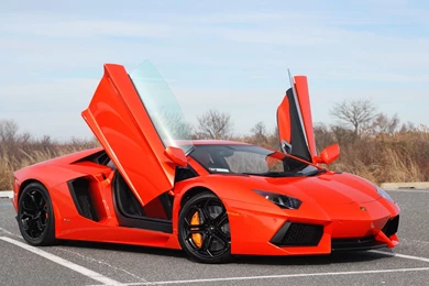 Lamborghini Aventador Red Wallpapers