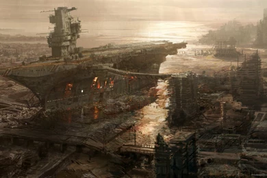 Download 1920x1080 Fallout 3 Rivet City Concept Art Wallpapers