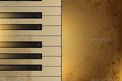 Vintage Backgrounds With Piano