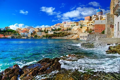 Greece Wallpapers HD Backgrounds Download Desktop • IPhones Wallpapers