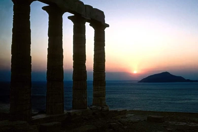 Free Desktop Wallpaper, Temple Of Poseidon Greece