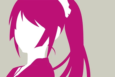 Hitagi Minimal Wallpapers   Bakemonogatari Wallpapers