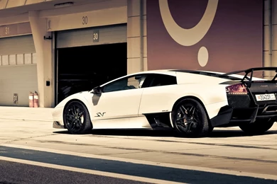 Download Wallpapers 1920x1080 Lamborghini, White, Rear View, Wheel ...