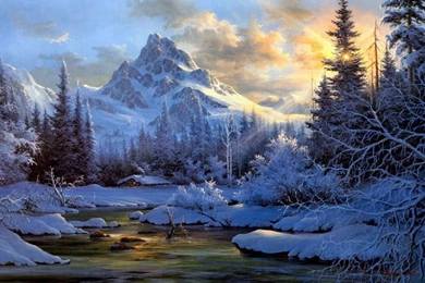 Snowy Mountain Wallpapers   1280