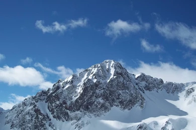 1920x1080 Snowy Mountain & Sky Desktop PC And Mac Wallpapers