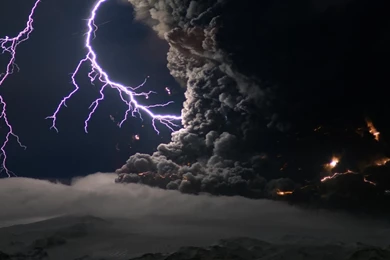 Download Wallpapers Volcano And Lightning (1920 X 1080 HDTV 1080p ...
