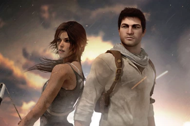 Download Wallpapers 3840x2400 Tomb Raider, Lara Croft, Nathan Drake ...