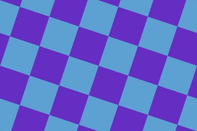 Purple Heart And Picton Blue Checkers Chequered Checkered Squares ...