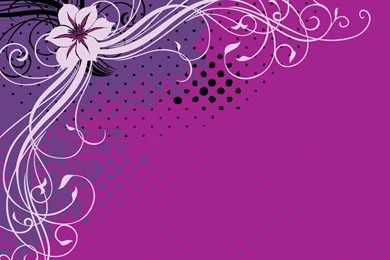 Floral Background Floral Corner on Purple lilac Background.jpg
