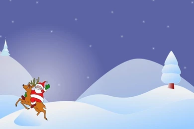 Twitter Backgrounds – Santa Reindeer