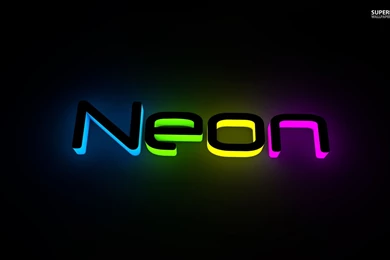 Neon Wallpapers Typography Wallpapers