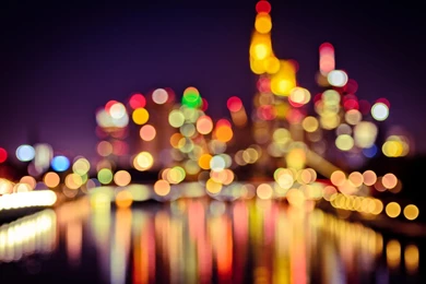 Macro, City Night, Bokeh Lights, Photo, Colors, Close up, Hd Wallpapers