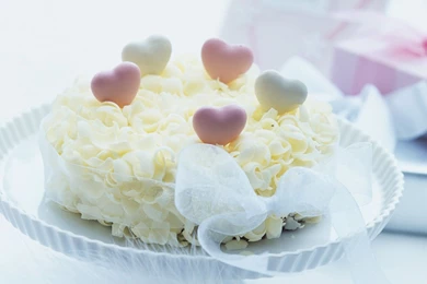 Download Wallpapers 1920x1080 Cake, Bow, Tenderness, Dessert Full ...