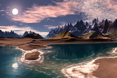 Landscape Backgrounds Eclipse Lake Backgrounds Desktops Desktop ...