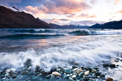 Sunset Near Queenstown In New Zealand Wallpapers   HD Wallpapers 47943