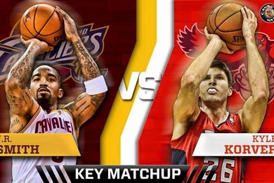 Cavaliers Hawks Shooting Guard Matchup: J.R. Smith Vs. Kyle Korver ...