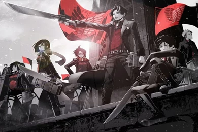 DeviantArt: More Like Shingeki No Kyojin Anime PSVITA Wallpapers By ...