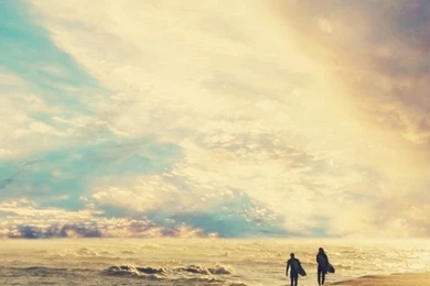 Download Beautiful Surfing Beach Wallpapers For iPhone 4