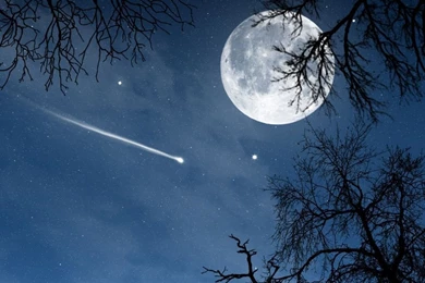 Shooting Star HD Desktop Wallpapers : High Definition : Fullscreen ...