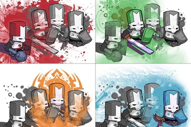 Castle Crashers Papercraft Blu By Crzisme On DeviantArt