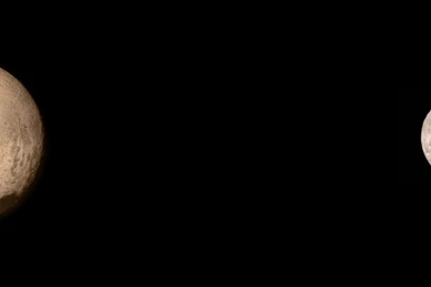 3840x1080 Pluto And Charon Wallpapers : Space