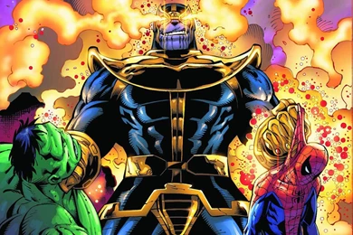 Thanos vs Hulk and Spiderman   Mac Heat