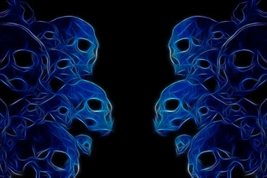 Download Wallpapers 3840x2160 Skulls, Neon, Color, White, Dark 4K ...