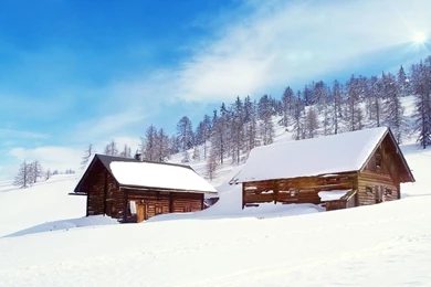 Winter Snow Desktop Wallpapers HD 49827   Dongxue Series ...