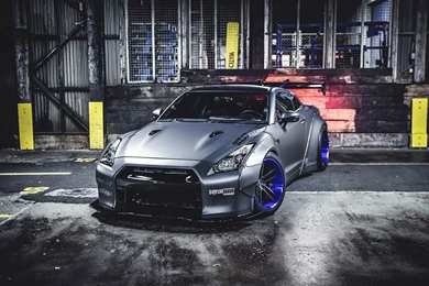 Nissan Gtr Liberty Walk Front View Uhd Wallpapers   Ultra High ...
