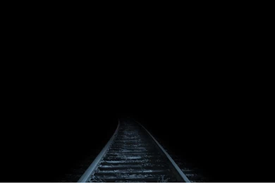 Black Backgrounds Railroad Tracks Wallpapers   (