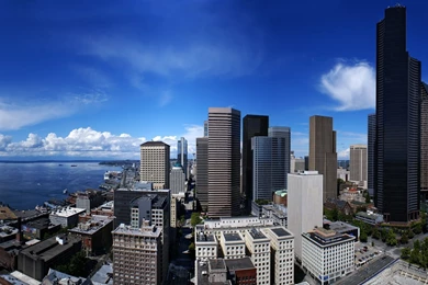 1680x1050 Seattle Town Desktop PC And Mac Wallpapers