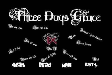 Wallpapers On Three Days Grace FC   DeviantArt