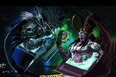 Download Wallpapers 1920x1080 Hearthstone, Warcraft, Lich King ...
