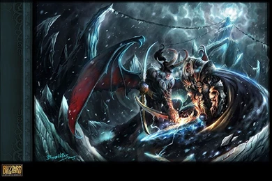WoW   Illidan And Arthas Together   1280x960   Wallpapers