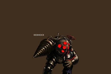 Big Daddy BioShock Gia (artist) Simple Backgrounds Wallpapers ...