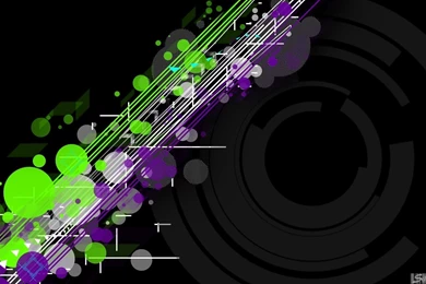 Green Purple Vector Wallpapers