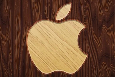 Apple Logo Wood Lock iPhone – 640×960 High Definition Wallpapers ...