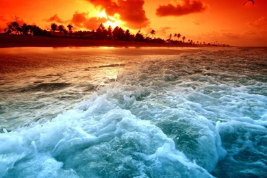 Ocean Sunset Desktop Wallpapers