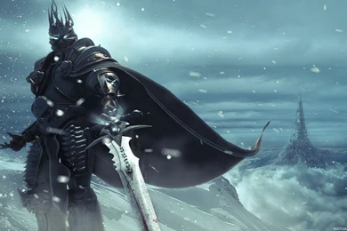 Video Games, Snow, Lich King, Armor, Arthas, Artwork, Swords ...