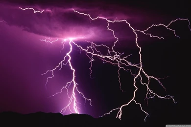 Lightning Storm HD Desktop Wallpapers : Widescreen : High ...