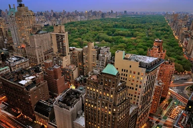 New York Manhattan Skyscrapers Central Park Hd Wallpapers