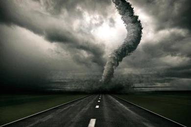 Volcano Lightning Tornado On The Road Full Hd   Your HD Wallpapers ...