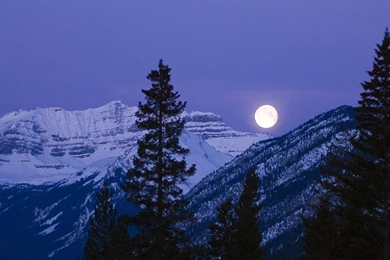 Moonlight And Mountain 1600x900 Wallpapers, 1600x900 Wallpapers ...