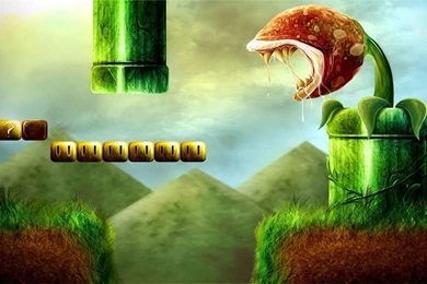 Super Mario   Piranha Plant Wallpapers   Game Wallpapers