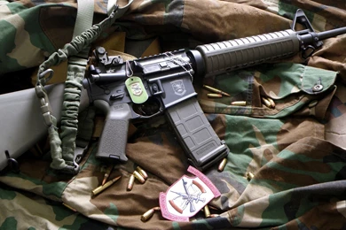 Download Wallpapers 3840x2160 Automaton, Magpul, Ar 15, Bullets 4K ...