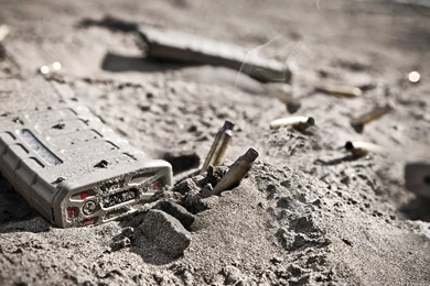 Military Magpul Over Sand Wallpapers HD