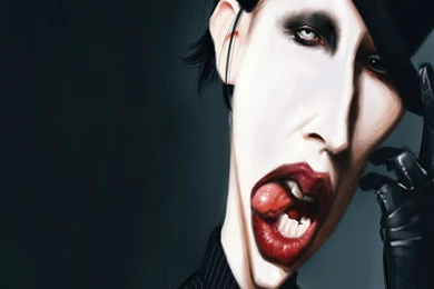 MARILYN MANSON Industrial Metal Heavy Shock Glam Gothic Wallpapers ...
