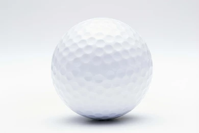 Download Wallpapers 3840x2400 Golf, Ball, White Background, Close ...