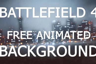 Battlefield 4 Rain Animated Backgrounds Tutorial For Windows 7 ...