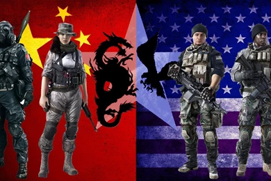 Guns Dragons China Flags USA Gas Masks Battlefield 4 Wallpapers ...